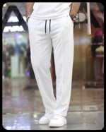 Pin Tag Straight Trousers – Premium Micron Fabric