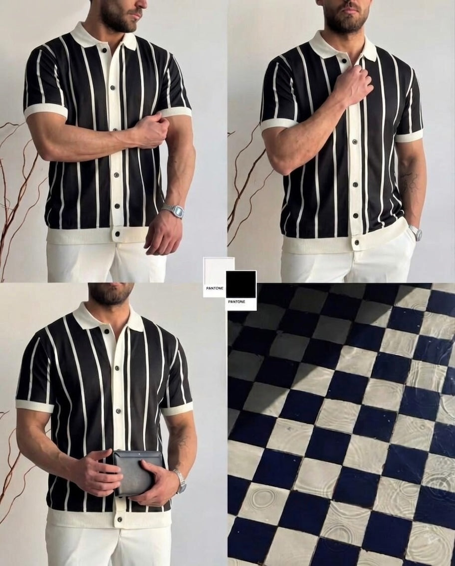 Old Money Button Down Shirt – Premium Micro Mesh