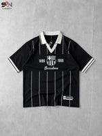 Barcelona FCB V-Neck Polo Drop T-Shirt thumbnail