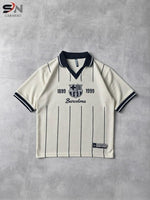 Barcelona FCB V-Neck Polo Drop T-Shirt thumbnail