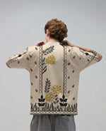 All Over Graphic Drop Shoulder T-Shirt – Printed Cotton Jersey Oversized Tee